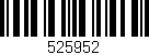 Código de barras (EAN, GTIN, SKU, ISBN): '525952'