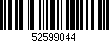 Código de barras (EAN, GTIN, SKU, ISBN): '52599044'