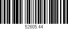 Código de barras (EAN, GTIN, SKU, ISBN): '52605.44'