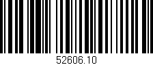 Código de barras (EAN, GTIN, SKU, ISBN): '52606.10'