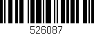 Código de barras (EAN, GTIN, SKU, ISBN): '526087'