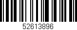 Código de barras (EAN, GTIN, SKU, ISBN): '52613896'