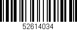 Código de barras (EAN, GTIN, SKU, ISBN): '52614034'