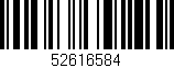 Código de barras (EAN, GTIN, SKU, ISBN): '52616584'