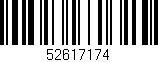 Código de barras (EAN, GTIN, SKU, ISBN): '52617174'