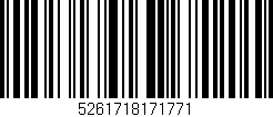 Código de barras (EAN, GTIN, SKU, ISBN): '5261718171771'