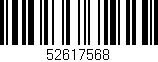 Código de barras (EAN, GTIN, SKU, ISBN): '52617568'