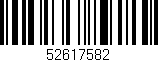 Código de barras (EAN, GTIN, SKU, ISBN): '52617582'