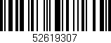 Código de barras (EAN, GTIN, SKU, ISBN): '52619307'