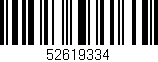 Código de barras (EAN, GTIN, SKU, ISBN): '52619334'