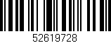 Código de barras (EAN, GTIN, SKU, ISBN): '52619728'