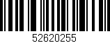 Código de barras (EAN, GTIN, SKU, ISBN): '52620255'