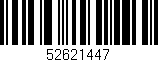 Código de barras (EAN, GTIN, SKU, ISBN): '52621447'