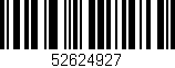 Código de barras (EAN, GTIN, SKU, ISBN): '52624927'