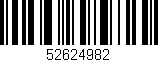 Código de barras (EAN, GTIN, SKU, ISBN): '52624982'