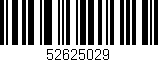 Código de barras (EAN, GTIN, SKU, ISBN): '52625029'