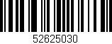Código de barras (EAN, GTIN, SKU, ISBN): '52625030'