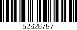 Código de barras (EAN, GTIN, SKU, ISBN): '52626797'