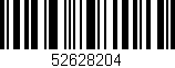 Código de barras (EAN, GTIN, SKU, ISBN): '52628204'