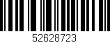 Código de barras (EAN, GTIN, SKU, ISBN): '52628723'