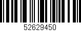 Código de barras (EAN, GTIN, SKU, ISBN): '52629450'