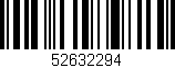 Código de barras (EAN, GTIN, SKU, ISBN): '52632294'