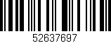 Código de barras (EAN, GTIN, SKU, ISBN): '52637697'