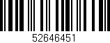 Código de barras (EAN, GTIN, SKU, ISBN): '52646451'