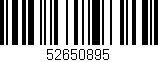Código de barras (EAN, GTIN, SKU, ISBN): '52650895'