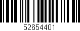 Código de barras (EAN, GTIN, SKU, ISBN): '52654401'