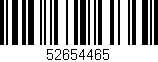 Código de barras (EAN, GTIN, SKU, ISBN): '52654465'