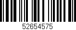 Código de barras (EAN, GTIN, SKU, ISBN): '52654575'