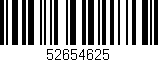 Código de barras (EAN, GTIN, SKU, ISBN): '52654625'