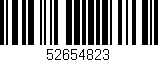 Código de barras (EAN, GTIN, SKU, ISBN): '52654823'