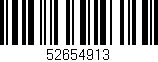 Código de barras (EAN, GTIN, SKU, ISBN): '52654913'