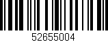 Código de barras (EAN, GTIN, SKU, ISBN): '52655004'