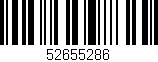 Código de barras (EAN, GTIN, SKU, ISBN): '52655286'
