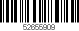 Código de barras (EAN, GTIN, SKU, ISBN): '52655909'