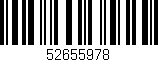 Código de barras (EAN, GTIN, SKU, ISBN): '52655978'