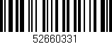 Código de barras (EAN, GTIN, SKU, ISBN): '52660331'