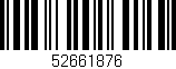 Código de barras (EAN, GTIN, SKU, ISBN): '52661876'