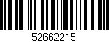 Código de barras (EAN, GTIN, SKU, ISBN): '52662215'