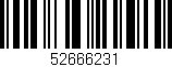 Código de barras (EAN, GTIN, SKU, ISBN): '52666231'