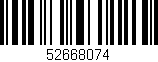 Código de barras (EAN, GTIN, SKU, ISBN): '52668074'