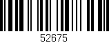 Código de barras (EAN, GTIN, SKU, ISBN): '52675'