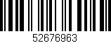 Código de barras (EAN, GTIN, SKU, ISBN): '52676963'