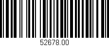 Código de barras (EAN, GTIN, SKU, ISBN): '52678.00'