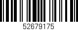 Código de barras (EAN, GTIN, SKU, ISBN): '52679175'