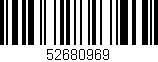 Código de barras (EAN, GTIN, SKU, ISBN): '52680969'