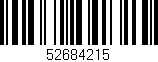 Código de barras (EAN, GTIN, SKU, ISBN): '52684215'